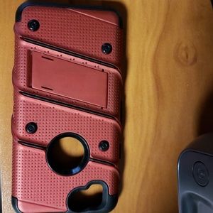Zizo Google pixel 2 phone case.  Black and red!